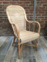 Fauteuil en Rotin Haut Dossier | HORIZON – Image 2