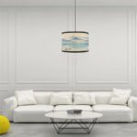 Abat-Jour Bambou Paysage Peint | HUAN – Image 2