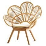 Fauteuil en Rotin Bois Clair | ARIA