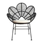 Fauteuil en Rotin Design Noir | OBSIDIAN