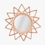 Miroir en Rotin Étoile | LYS