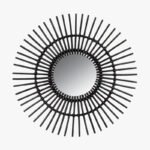 Miroir Rotin Noir | AURA